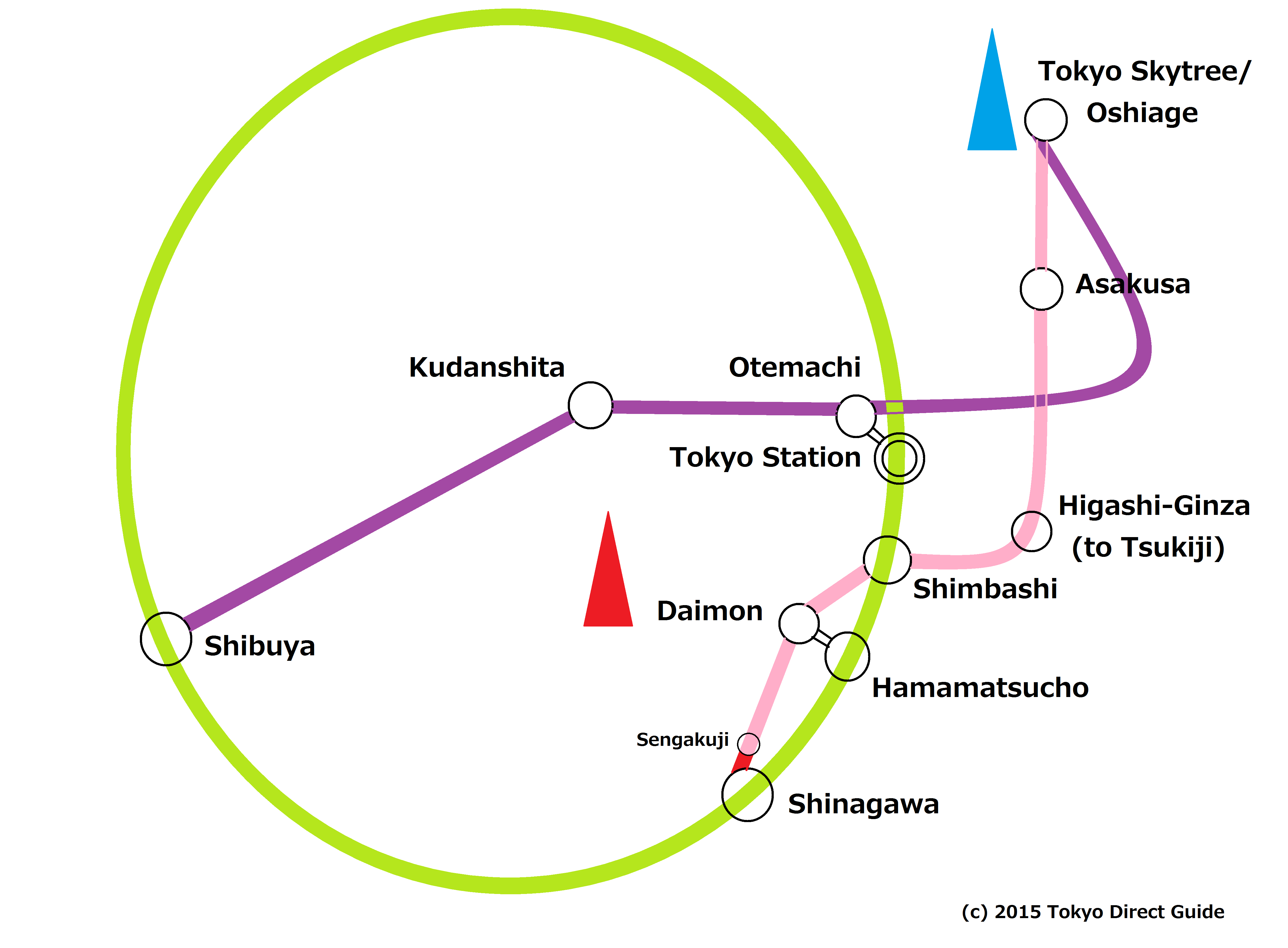 The Easiest Subway (Metro System) in Tokyo, Japan Hanzomon & Asakusa Line